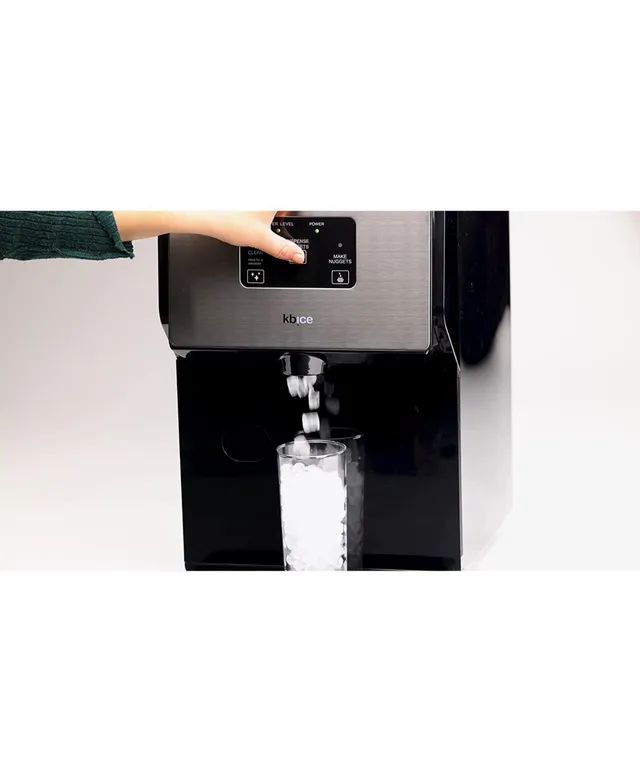 KBice Self Dispensing Countertop Nugget Ice Maker, Crunchy Pebble Ice  Maker, Sonic Ice Maker