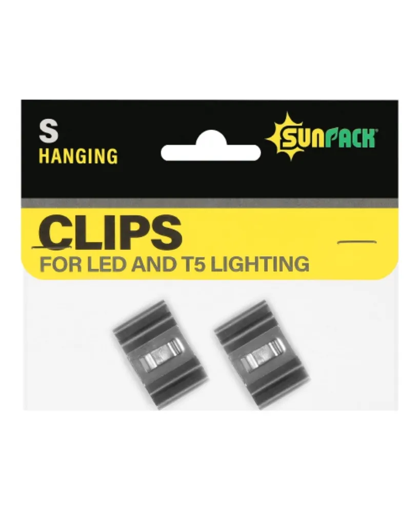 SunPack Hanging Metal S Clips for Led and T5HO Lighting