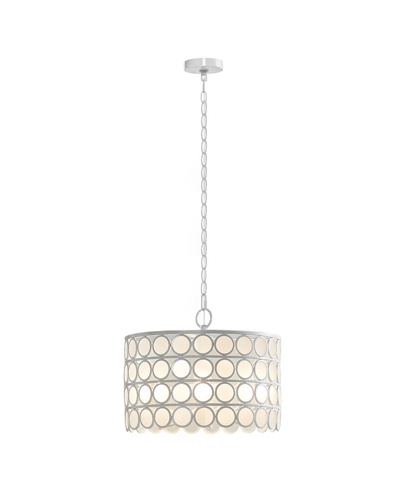 Hampton Hill Abbot 4-Light Drum-Shaped Chandelier