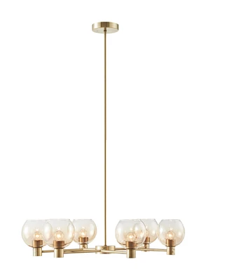 Ink+Ivy Blaire 6-Light Ombre Globe Chandelier - Antique