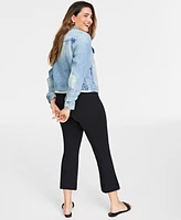 On 34th Women's Classic Denim Trucker Jacket, Created for Macy's