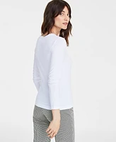 On 34th Women's Modal Crewneck Top, Created for Macy's