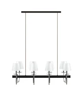Hampton Hill Fairmount Drum Shades 8-Light Traditional Chandelier