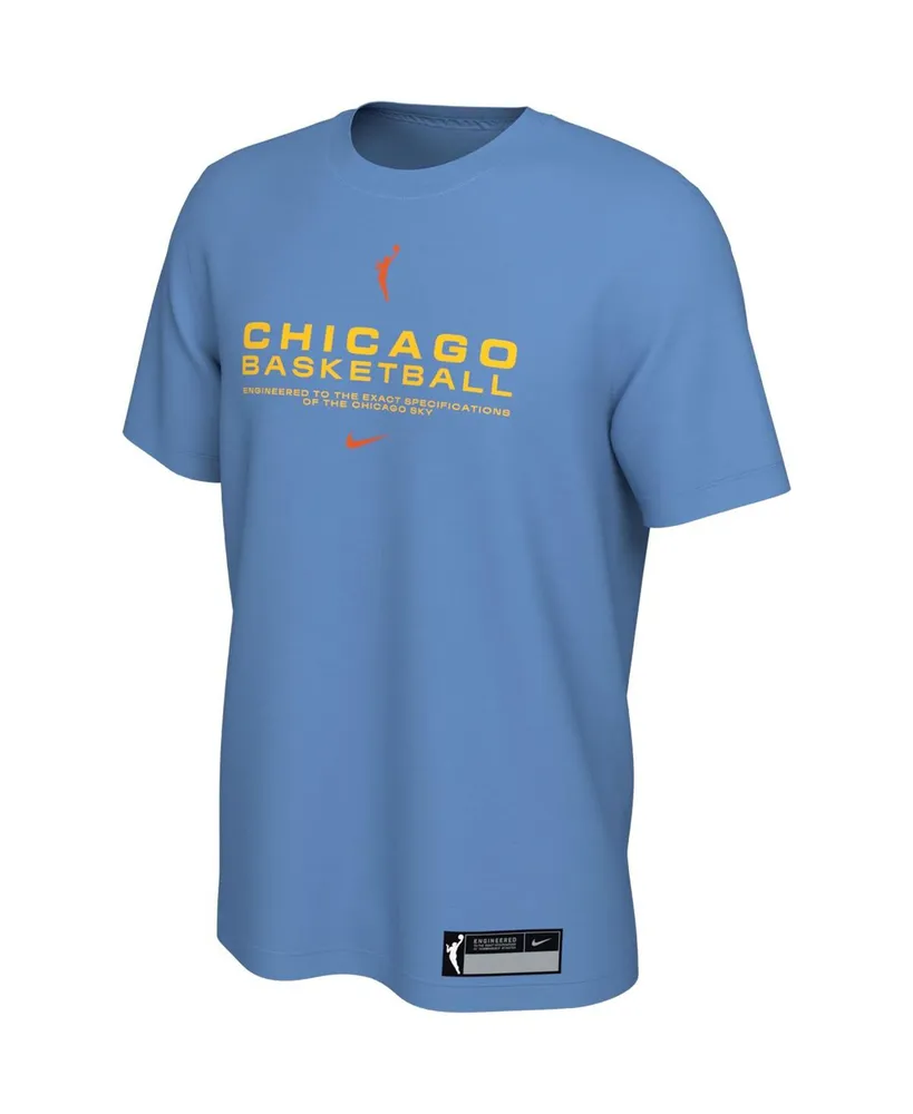 Men's Nike Sky Blue Chicago On Court Legend Essential Practice T-shirt