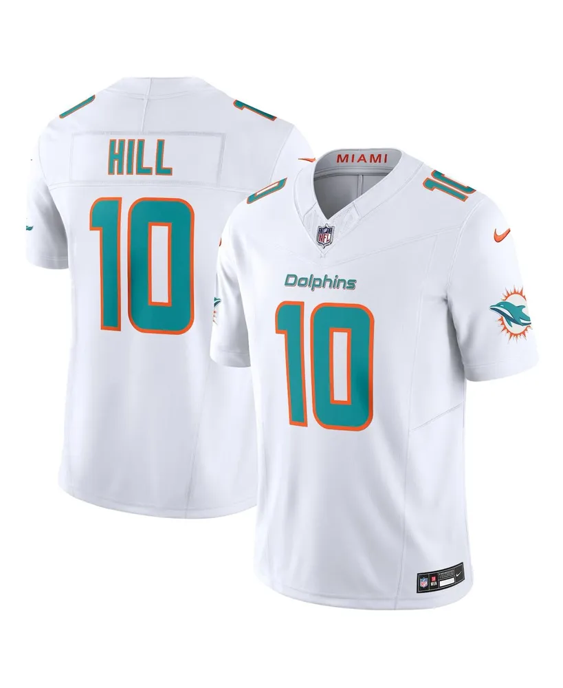 Men's Nike Tyreek Hill White Miami Dolphins Player Name & Number T-Shirt