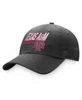 Men's Top of the World Charcoal Texas A&M Aggies Slice Adjustable Hat