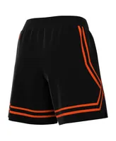 Women's Nike Black Wnba Logowoman Team 13 Crossover Shorts