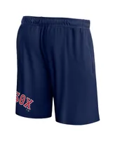 Men's Fanatics Navy Boston Red Sox Clincher Mesh Shorts
