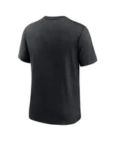 Men's Nike Heather Black Chicago White Sox Authentic Collection Early Work Tri-Blend Performance T-shirt