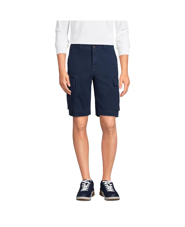 Regular Fit Linen-blend Cargo Shorts