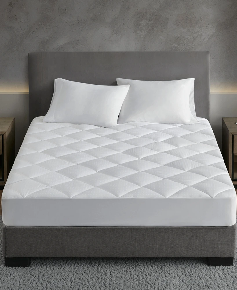 Croscill Signature Dobby Cotton Water-Resistant Mattress Pad, King