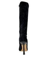 BCBGeneration Women's Isra Inside Zipper Tall Boots - Black Velvet