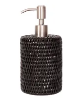 Artifacts Rattan Stainless Steel Polished Finish Soap Pump Dispenser