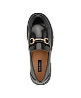 Nine West Women's Allmy Round Toe Lug Sole Casual Loafers