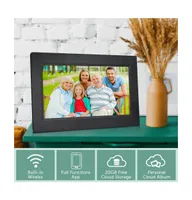 10 in Cloud Digital Photo Frame, 20GB Cloud Storage, Smart App Support