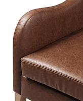 Ink+Ivy Ferguson 28" Faux Leather Accent Chair