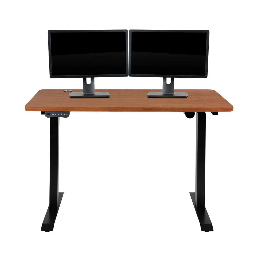 Emma+Oliver Electric Height Adjustable Standing Desk - 48" Wide X 24" Deep