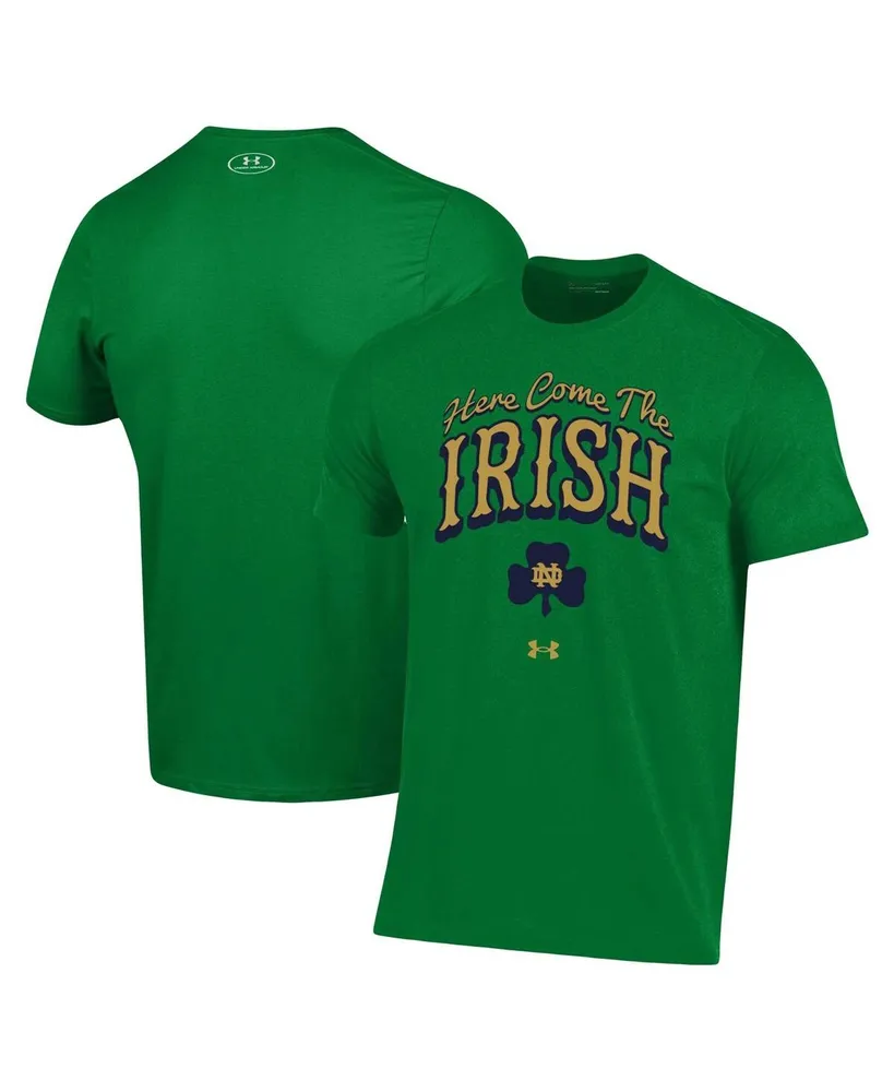 Under Armour Men's Under Armour Green Notre Dame Fighting Irish Here Come  The T-shirt
