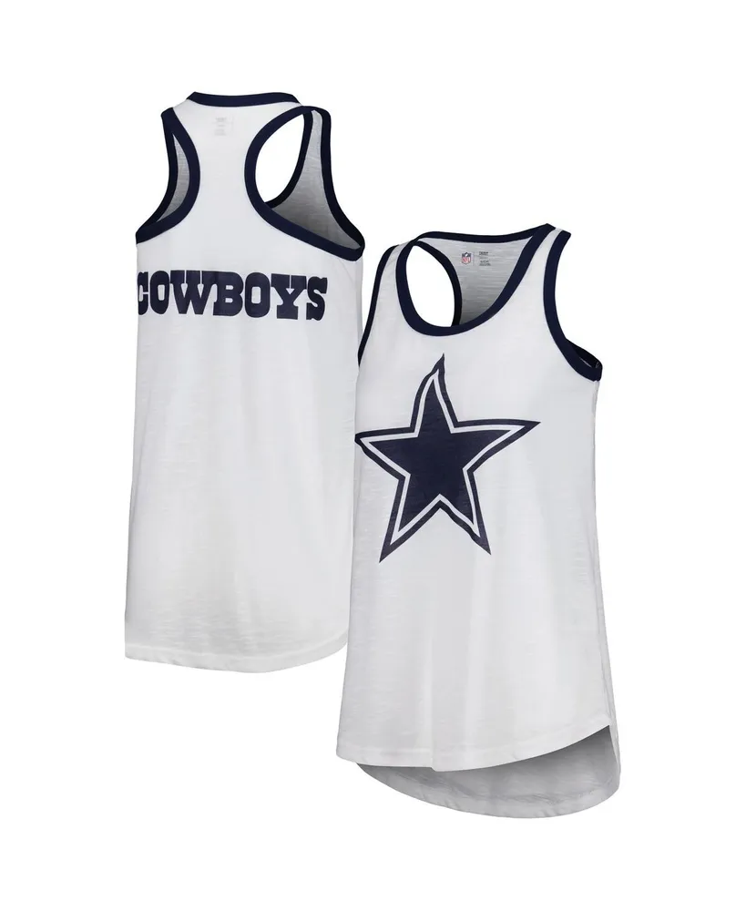 Women's G-iii 4Her by Carl Banks White Dallas Cowboys Tater Tank Top