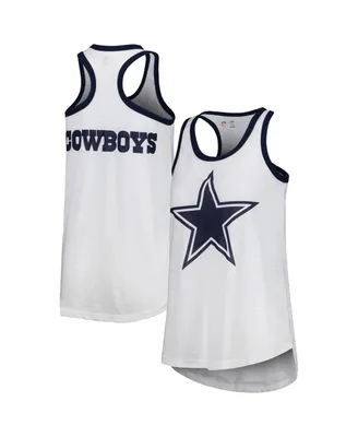 Women's G-iii 4Her by Carl Banks White Dallas Cowboys Tater Tank Top