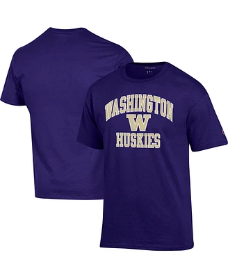 Men's Champion Purple Washington Huskies High Motor T-shirt