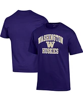 Men's Champion Purple Washington Huskies High Motor T-shirt
