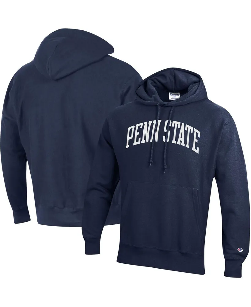 Men's Champion Navy Penn State Nittany Lions Team Arch Reverse Weave Pullover Hoodie