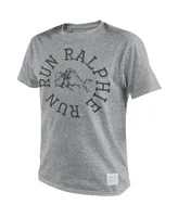 Men's Original Retro Brand Gray Colorado Buffaloes Big and Tall Tri-Blend T-shirt