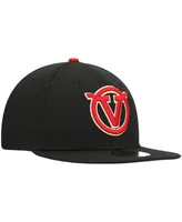 Men's New Era Black Visalia Rawhide Authentic Collection Team Home 59FIFTY Fitted Hat