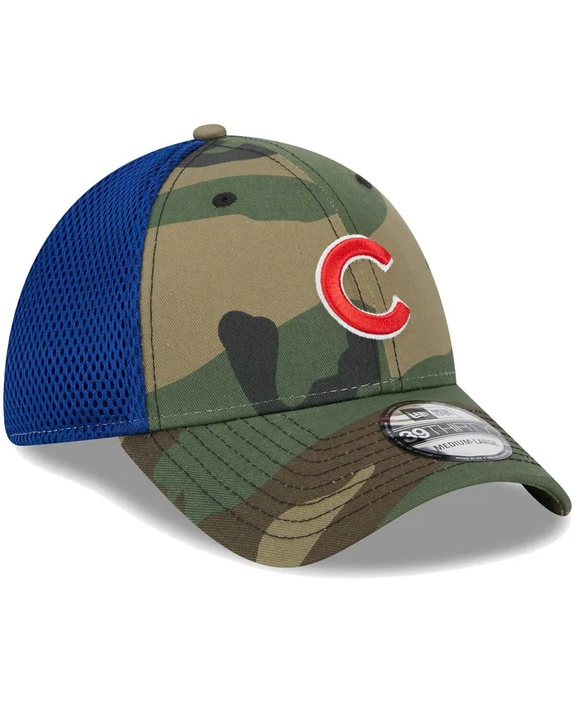 Men's New Era Camo Chicago Cubs Team Neo 39THIRTY Flex Hat