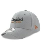 Men's New Era Gray Kyle Busch 9FORTY Cheddar's Snapback Adjustable Hat