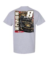 Men's Richard Childress Racing Team Collection Heather Gray Kyle Busch 3CHI Car T-shirt