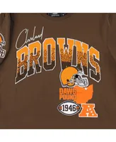 Men's Pro Standard Brown Cleveland Browns Hometown Collection T-shirt