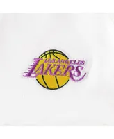 Women's Concepts Sport White Los Angeles Lakers Sunray Shorts