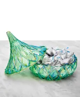 Godinger Candy Dish, Green Iridescent Hershey's Kiss