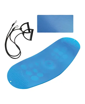 Trakk Balance Board with Resistance Bands- Fitness Board for Workout