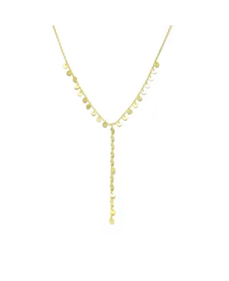 Rachel Glauber 14K Gold Plated "Y" Neck Drop Necklace