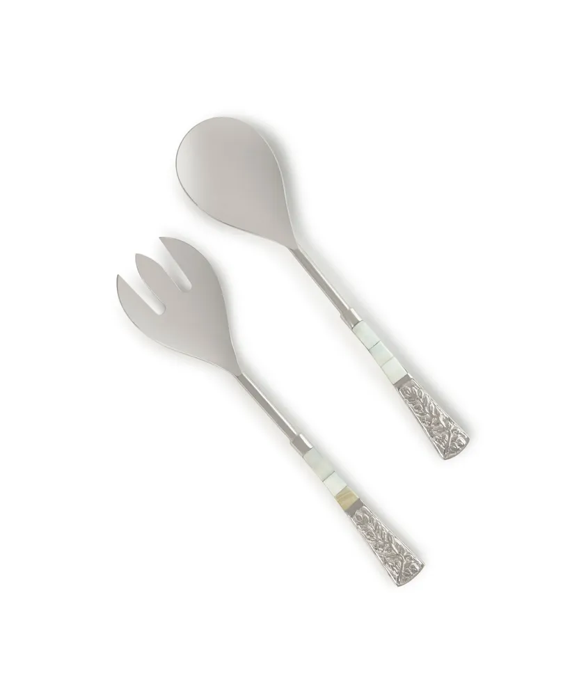 Salad Server Set, Stainless Steel Salad Tongs