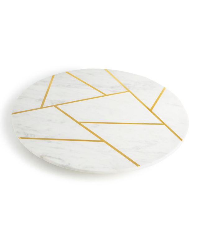 Gauri Kohli Infinia Marble Lazy Susan - 16"