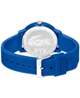 Lacoste Unisex L.12.12. Blue Silicone Strap Watch 42mm