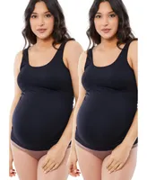 Women's Maternity Belly Support Cami Bundle