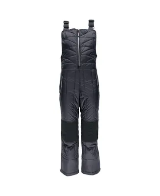 RefrigiWear Women's Diamond Quilted Insulated Bib Overalls with Performance-Flex