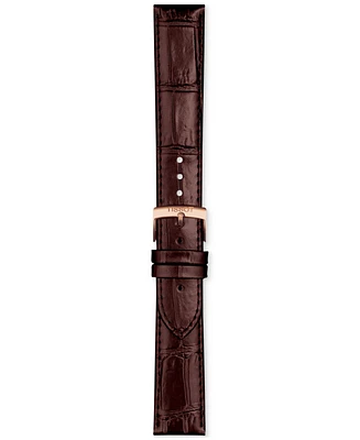 Tissot Official Interchangeable Brown Leather Watch Strap
