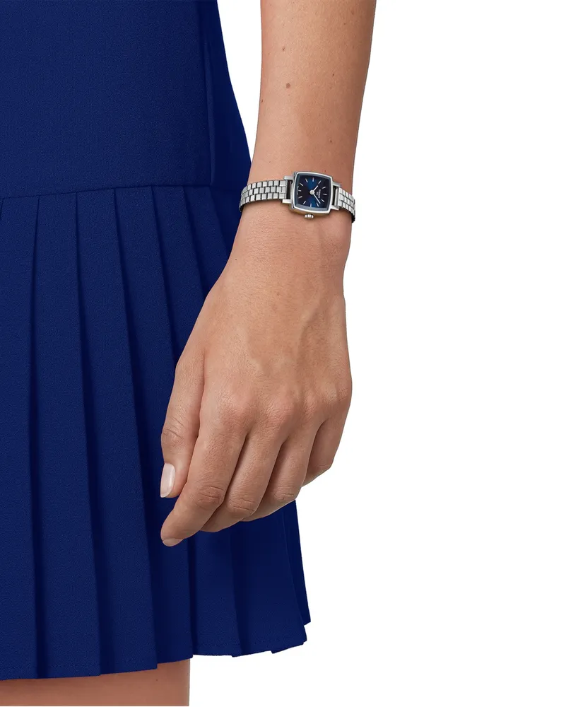 Tissot Women's Swiss Lovely Square Stainless Steel Bracelet Watch 20mm