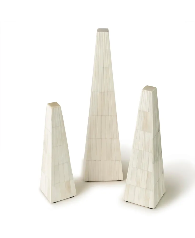 Gauri Kohli Nanke Decorative Obelisk Sculptures, Set of 3