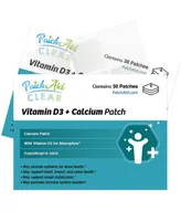 Vitamin D3 Plus Calcium Vitamin Patch by PatchAid (30-Day Supply