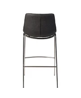 StyleCraft 41" Gemma Wooden Bar Stool