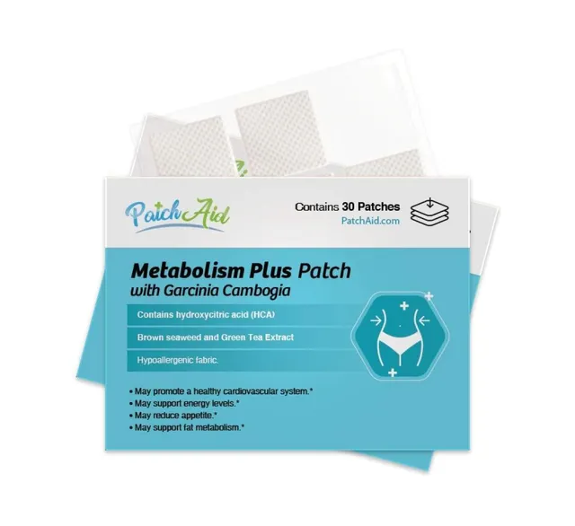 Patchaid Metabolism Plus with Garcinia Cambogia Patch by PatchAid (30-Day  Supply