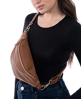 I.n.c. International Concepts Bean-Shaped Fanny Pack With Interchangeable Straps, Created for Macy's