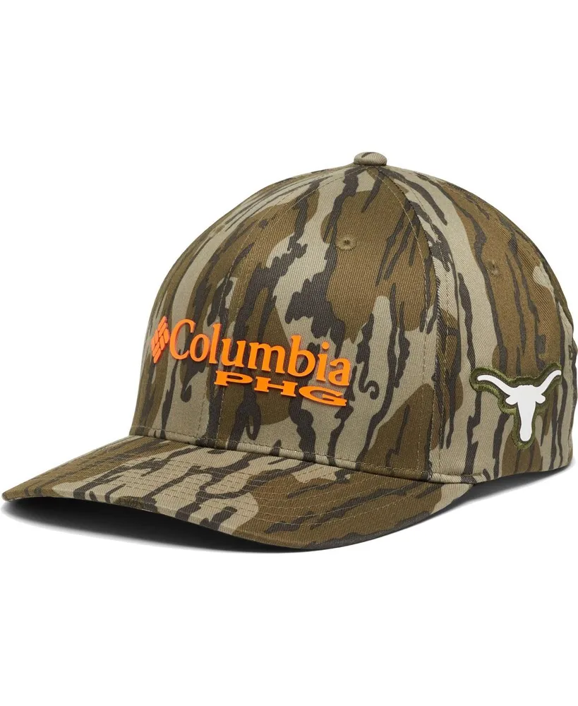 Men's Columbia Mossy Oak Camo Texas Longhorns Bottomland Flex Hat